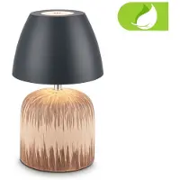 Briloner LED Tischlampe Akku LED Tischleuchte Kabellos Dimmbar Touch Warmweiß Keramik