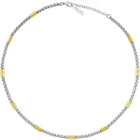 Police PEAGN0078501 Herren-Kette Radius Edelstahl Zweifarbig
