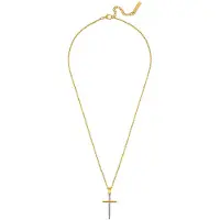 Police PEAGN0010903 Herren-Kette Wrangell II Kreuz Goldfarben