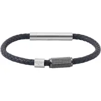 Police PEAGB0001131 Herren-Armband Urban Texture Leder Grau