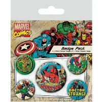Pyramid MARVEL - Spider-Man - Pack de 5 badges