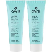 Avril LA Crème DE Nuit - de nuit. tube 50 ml x2 2x50 Hautcreme