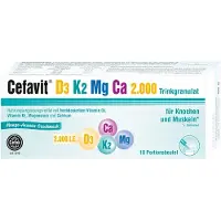 Cefak KG Cefavit D3 K2 Mg Ca 2.000 Trinkgranulat 10 St
