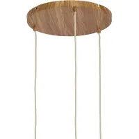Light & Living - Hängeleuchte Danialo - Braun - Ø35x32cm Hängelampe - Esstischlampe - Wohnzimmerlampe - Schlafzimmerlampe - Wohnzimmer