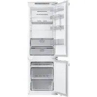 Samsung 267 ℓ Einbau Kühl-/Gefrierkombination mit All-Around Cooling und AI Energy Mode, 267 l, N-ST, 6 kg/24h, E, Fresh Zone Fach, Weiß