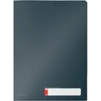 Leitz 47160089, Konventioneller Dateiordner, A4, Polypropylen (PP), Schwarz, Matt, Porträt