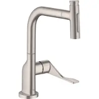 Hansgrohe SPT 230 Se 2jet Axor Citterio m Ausziehbr. und sBox, Edelstahl-Optik
