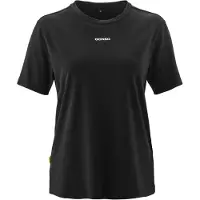 Gonso Rundhalsshirt "OffBike T-Shirt W" Damen T-Shirt mit Logo, Off-Bike Shirt, Körpernahe Passform