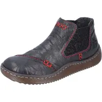 Rieker Schlupfstieflette in schwarz, Gr. 36
