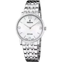 Festina F20047/2 Damenarmbanduhr mit Perlmuttblatt
