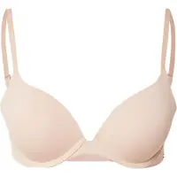 Tommy Hilfiger Bügel-BH "PUSH UP", Damen, Gr. 75, Cup A, beige (misty blush), Obermaterial: 84% Polyamid, 16% Elasthan, UNDERWEAR, körpernah, BHs Bügel-BH, unifarben, Spaghettiträger mit Logo