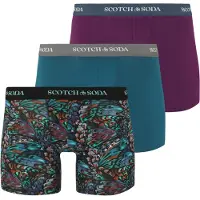 Scotch & Soda Ssfa25m156476 Brief Boxershorts 3 Einheiten
