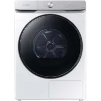 Samsung DV16DG8600BW, Freistehend, Frontlader, Wärmepumpe, Weiß, Drehregler, Links