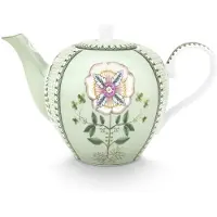 Pip studio Teekanne Lily & Lotus Tiles Light Green 1,6 L