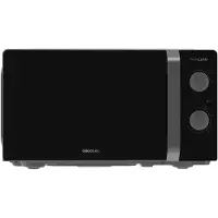 Cecotec Proclean 2010 Inverter, Arbeitsplatte, Solo-Mikrowelle, 20 l, 700 W, Drehregler, Schwarz