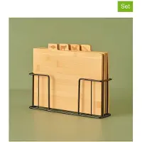 Bella Maison 5tlg. Set: Schneidebretter in Hellbraun - (B)28 x (H)24 cm - onesize