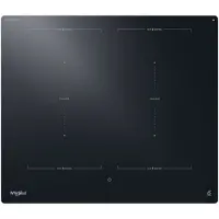 Whirlpool WTX6019DCF, Schwarz, Integriert, 59 cm, Zonen-Induktionskochfeld, Glaskeramik, 4 Zone(n)