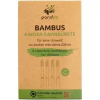 Pandoo Kinder-Zahnbürsten 4er Pack 1 St