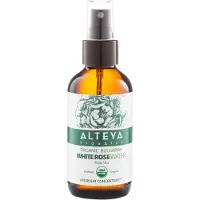 Alteya Organics weißes Rosenwasser im Glas 120 ml