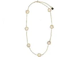 Manfield Goldfarbene Blumen-Kette | Größe Onesize