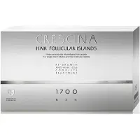 Labo Crescina Follicular Islands 1700 zur Wachstumsstimulation, Ampullen, Behandlungsserum für die Kopfhaut, für Männer, 10 + 10 Stück