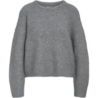 Noisy May Rundhalspullover "NMDOLLY L/S O-NECK KNIT FWD NOOS"