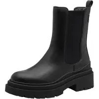 Tamaris Damen Stiefelette mit Touchit-Fußbett und Reißverschluss 1-25468-45, Größe:41 EU, Farbe:Schwarz