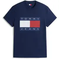 Tommy Hilfiger Blaues Baumwoll-Herren-T-Shirt