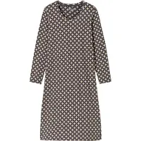 Schiesser Nachthemd Damen Jersey grau bedruckt, 36 740534-0004-00360
