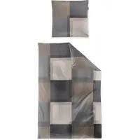 Irisette Mako-Satin Bettwäsche Wave 8672 natur 135x200 cm + 80x80 cm