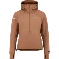 Craft Damen-Winterjacke SUBZ LIGHT HOOD SWEATER, clove Größe: S