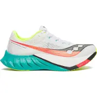 Saucony Endorphin Pro 4 Schuhe Weiß Blau AW25, Größe 42,5 - EUR