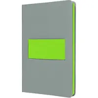 Sigel Notizbuch A5 Linescape hellgrau/lime