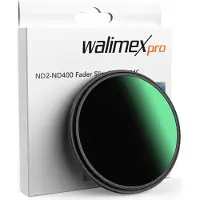 Walimex pro ND2-ND400 Fader Slim Super DMC 82mm variabler Graufilter ND Filter