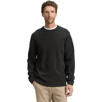 Tom Tailor 1047570 Structured Crewneck Knit Pullover