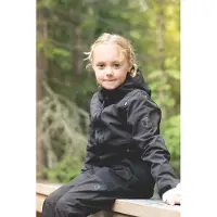 Lindberg Explorer Outdoorjacke, Schwarz, 100