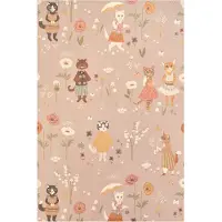 Majvillan Tapete Kinderzimmer, Catwalk, Dusty Lilac, Kindertapete