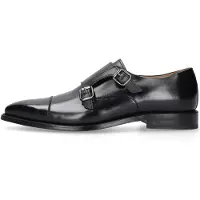 Henry Stevens Slipper & Pantoletten - Schnallenschuh Liam CDM - Gr. 43,5 (EU) - in Schwarz - für Damen
