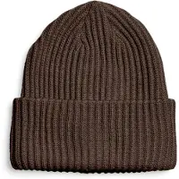 Pieces Pchexo Rippstrick Mütze | Braun | ONE SIZE
