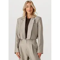Ibana Damen Blazers Jelah Pinestripe - Taupe - Größe 40