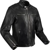 Segura Curtis Motorrad Lederjacke, schwarz, L