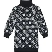 GUESS Strickkleid J5BK03 Z3K10 Schwarz Regular Fit