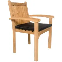 LivingFurn - Marco Gartenstuhl - Braun - Teak