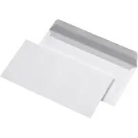 Mailmedia Briefumschläge DIN lang haftklebend, ohne Fenster 100 g-qm