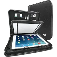 Wedo Tablet-Organizer ELEGANCE, DIN A5, Kunstleder/Nylon, mit Schreibblock, schwarz