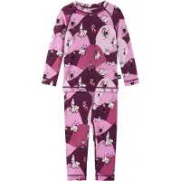 Reima Mumin Trivsam Thermounterwäsche Wollmischung, Rose Pink, 104
