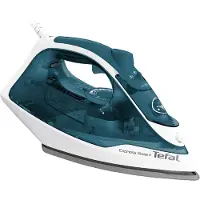 Tefal FV2839E0, Trocken- & Dampfbügeleisen, Cerilium-Sohle, 2400 W, Blau, Weiß