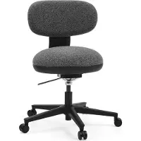 Hjh OFFICE Home Office Bürostuhl SITMOTION B Schreibtischstuhl ohne Armlehnen Stoff Drehstuhl