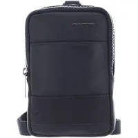 Piquadro Obidos Pocket Crossbody Bag Blu