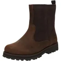 Timberland für Jungen. TB1A25G92421 Braune Courma Lederstiefel (34), Wohnung, Reißverschluss, Lässig, Kinderbekleidung